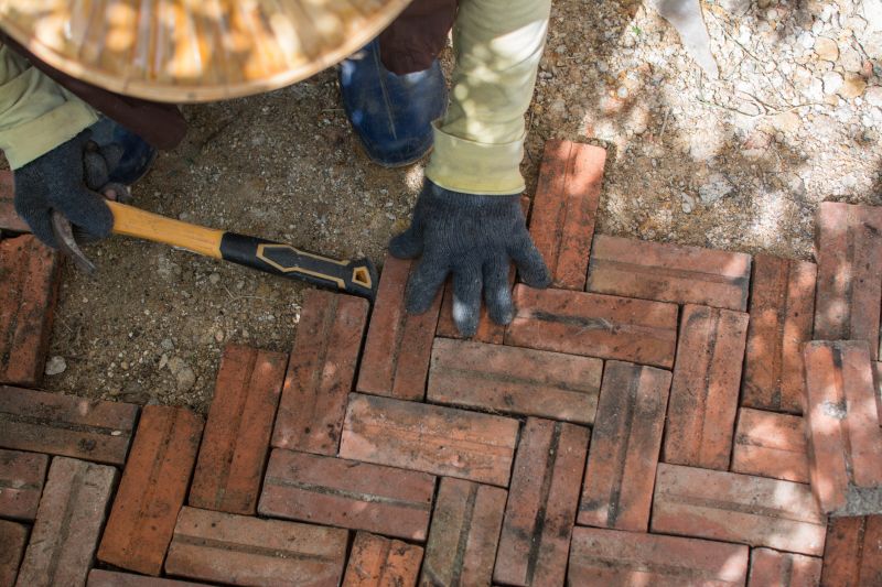 Patio Brick Installation in West Hartford, CT